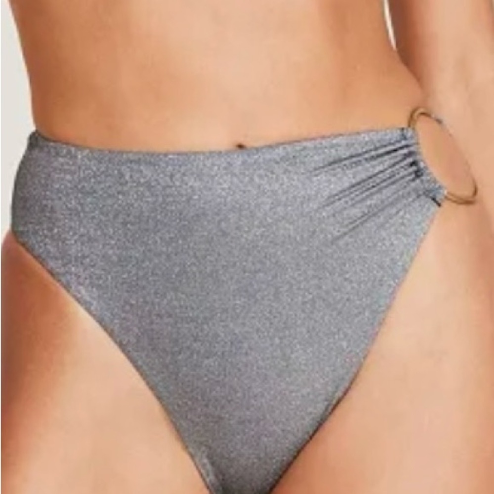 Vitamin A Twilight Metallic Bikini Bottoms, Size Medium, NWT